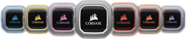 Alt view image 4 of 8 - Corsair Hydro Series, H150i PRO RGB, 360mm. 3 X 120mm ML PWM Fans, Advanced RGB Lighting & Fan Control w/ Software. Liquid CPU Cooler. CW-9060031-WW. Support: Intel 2066, AMD AM4.